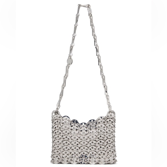 Paco Rabanne Handbags - Paco Rabanne Iconic 1969 Silver Chainmail Shoulder Bag